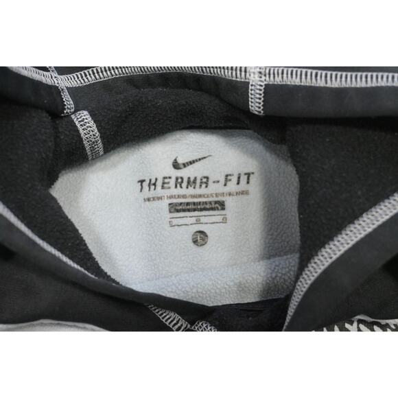Nike Hoodie Therma Fit Gray Black Pullover Fleece Sweater Boys Size Large - Picture 6 of 7